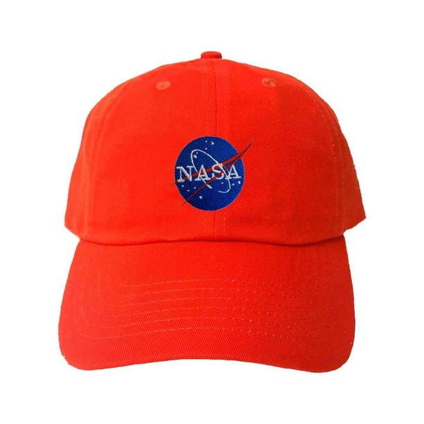 NASA INSIGNIA Logo Embroidered Patch Ribbed Cuffed Knit Beanie FREE SHIPPING